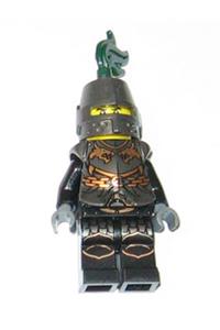 Kingdoms - Dragon Knight Armor with Chain, Helmet Closed, Scowl