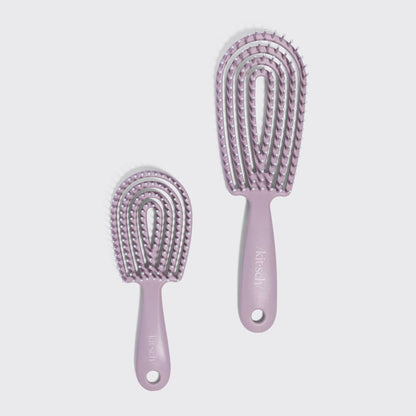 Kitsch Detangling Duo 2pc Set - Soft Violet