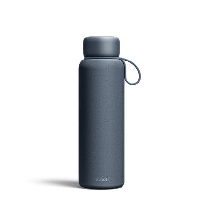 500 mL / Blue Hour Scaled | Front view of 500 mL Kiyo UVC Bottle in Blue Hour
