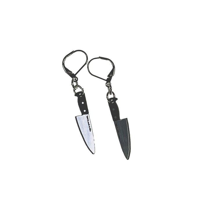 Knife Fish Hook Earrings