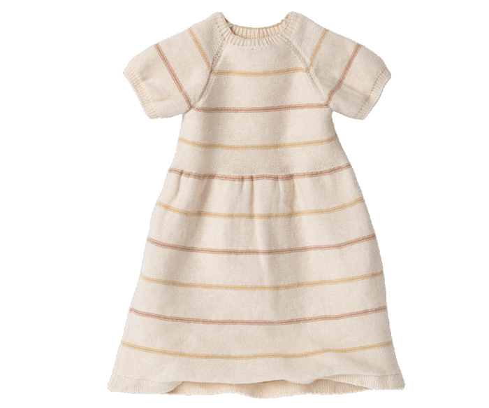 Knittted Dress with Stripes, Size 4