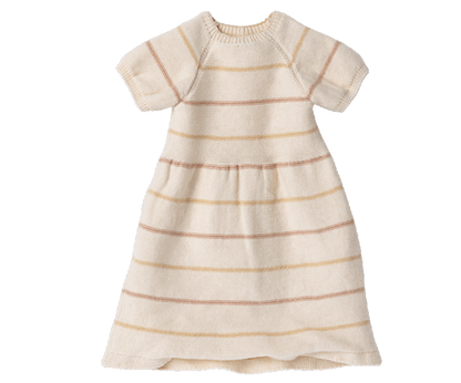Knittted Dress with Stripes, Size 4