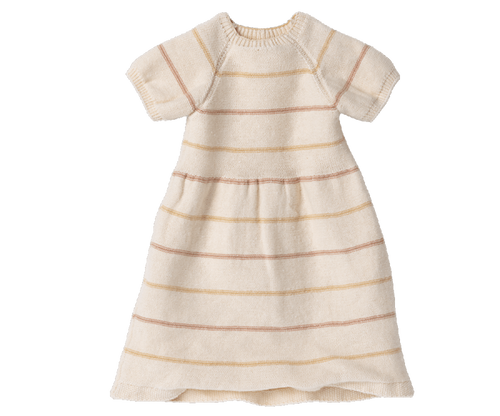 Knittted Dress with Stripes, Size 4