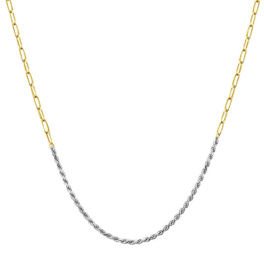 Kordelkette Ankerkette gold