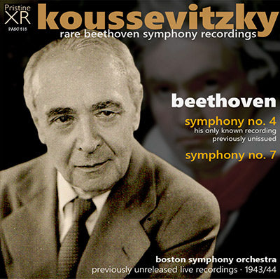 KOUSSEVITZKY Rare Beethoven Symphony Recordings (1943/44) - PASC515 - CD