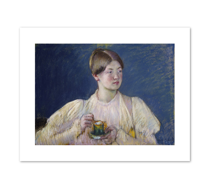 Mary Cassatt, La Tasse de thÃ©, 1897, Terra Foundation for American Art. Fine Art Prints in various sizes by Museums.Co