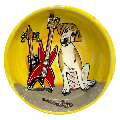 Labrador Mix | Rock N' Dog Bowls | Ceramic Pet Bowl