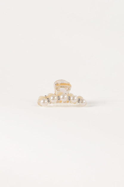 Petal and Pup USA ACCESSORIES Lile Pearl Hair Clip - White One Size