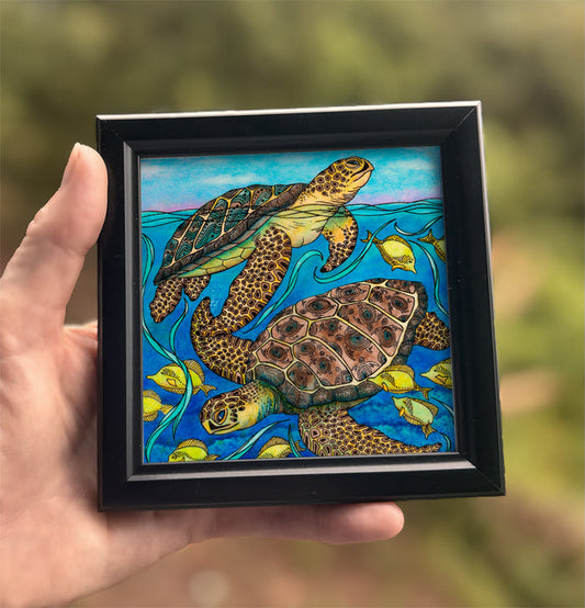 Looking Around Framed Art