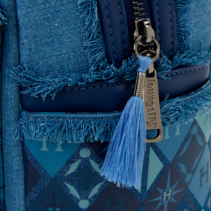 Loungefly Harry Potter - Hogwarts Denim Mini Backpack