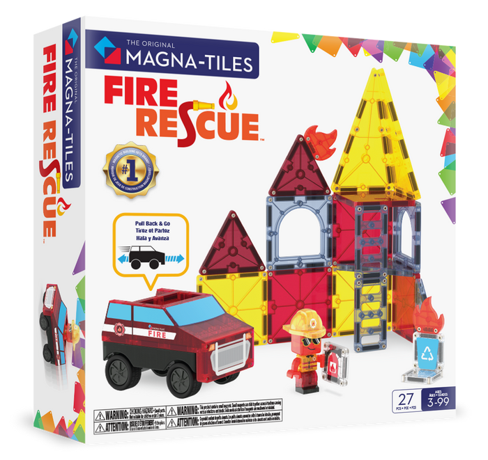 Magna-Tiles Fire Rescue