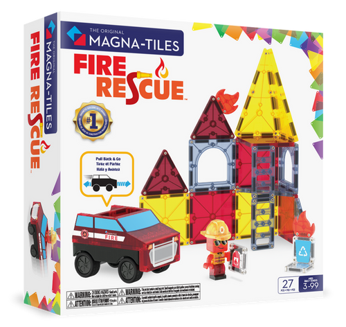 Magna-Tiles Fire Rescue