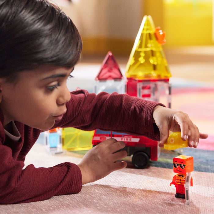 Magna-Tiles Fire Rescue