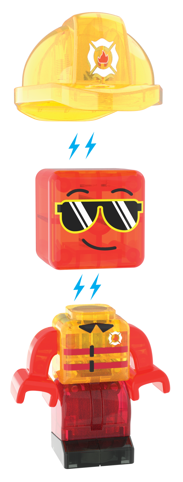 Magna-Tiles Fire Rescue