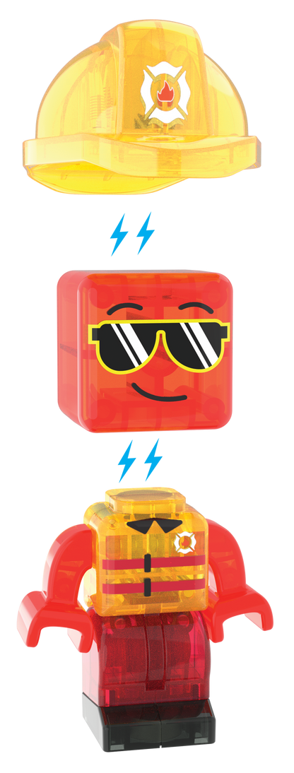Magna-Tiles Fire Rescue