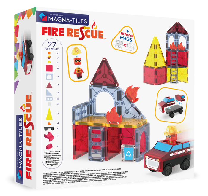Magna-Tiles Fire Rescue