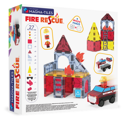 Magna-Tiles Fire Rescue
