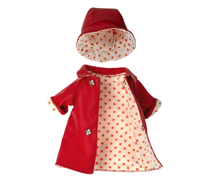 Maileg Raincoat & Hat, Teddy Mum