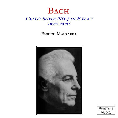 MAINARDI Bach: Suite No. 4 in E flat for Cello, BWV 1010 (1950) - PACM004 - CD
