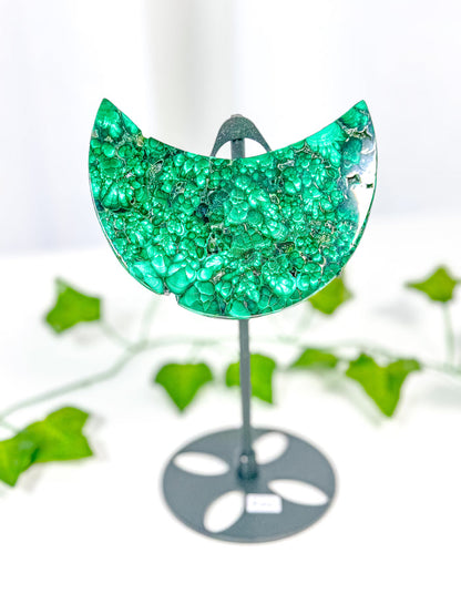 Malachite Moon on Stand (82M)