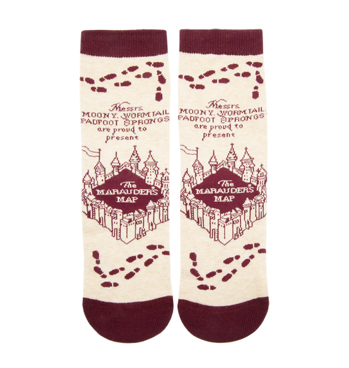 Marauder's Map Socks