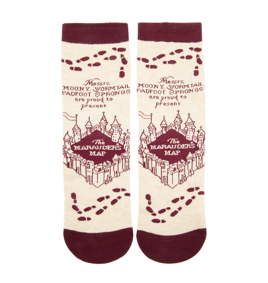 Marauder's Map Socks