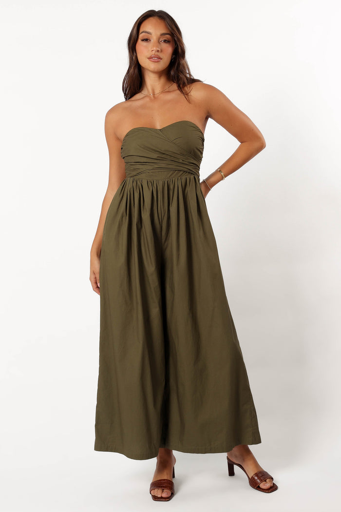 Petal and Pup USA Rompers Marias Jumpsuit - Deep Olive