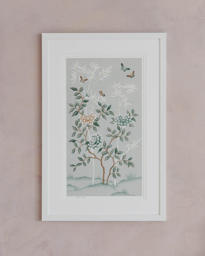 Mariya & Lilly Art Prints Set Of Two - Blue - Diane Hill