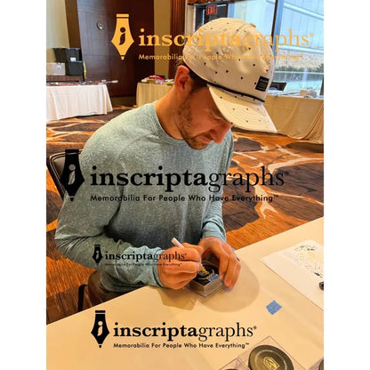 Mark Stone Autographed Vegas Golden Knights 8x10 Photo Signed Inscriptagraphs COA Side - Vegas Team Store