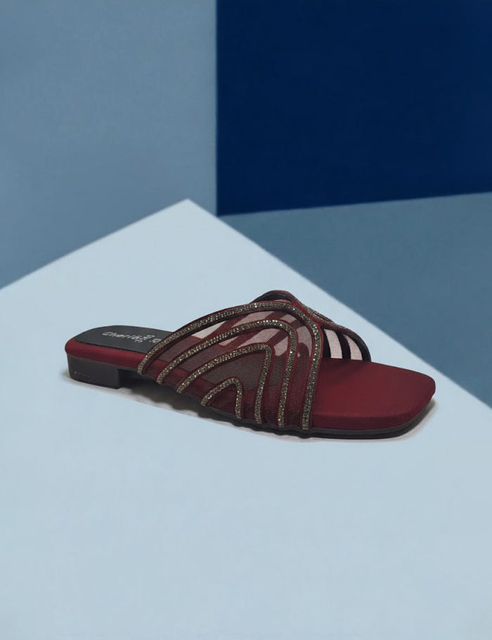 Maroon Slippers for Women