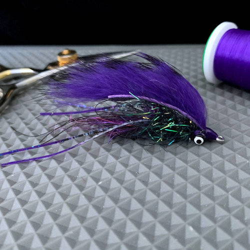 Marsh Mohawk Sight Cast Purple/Black 4 Flies Rivers and Glen Trading Co