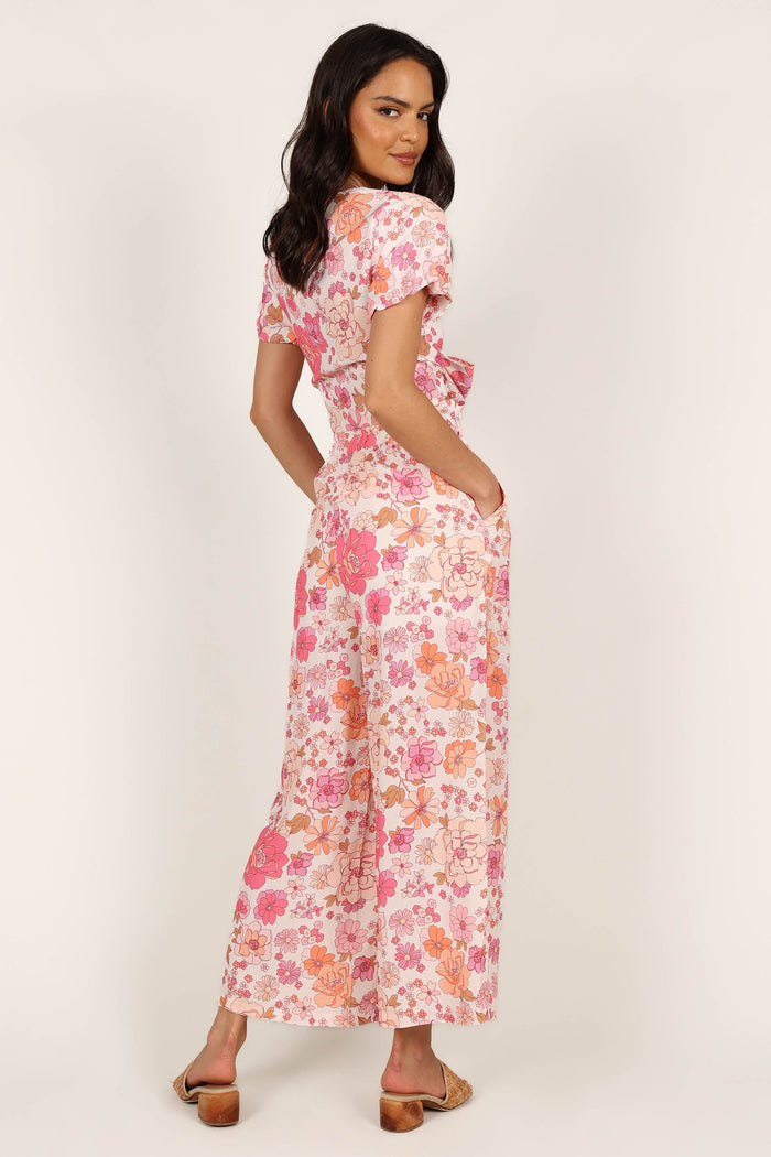 Petal and Pup USA SETS Matilda Top & Pant Set - Pink Floral