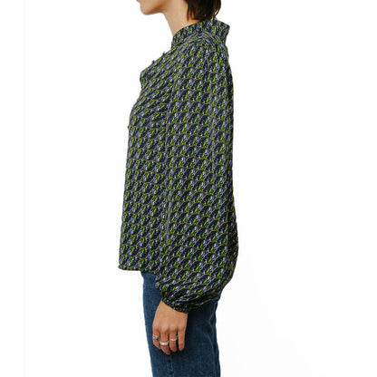 Mavie Button Down Long Sleeve Blouse