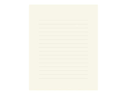 MD Letter Pad Cotton Horizontal Ruled