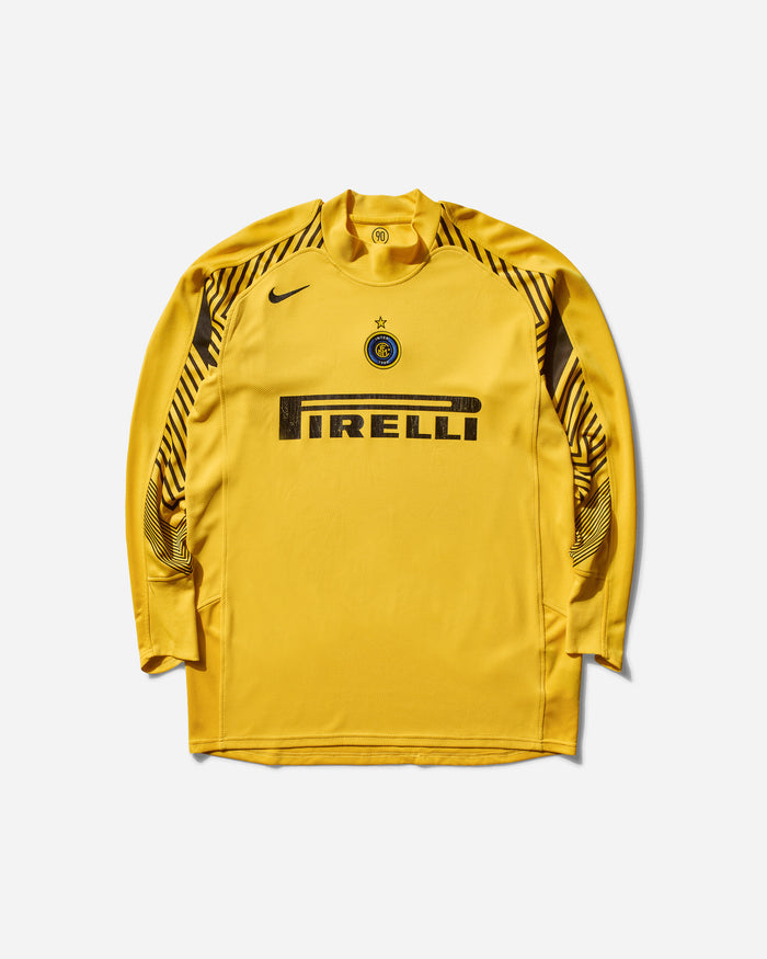 Pezze Vintage Inter Training Top Yellow T-Shirts Longsleeve 1007 1