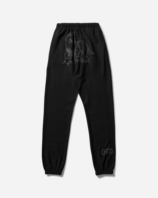 Chito Reflective Guard Pup Sweat Pant Black Pants Casual C0824B001 BLACK