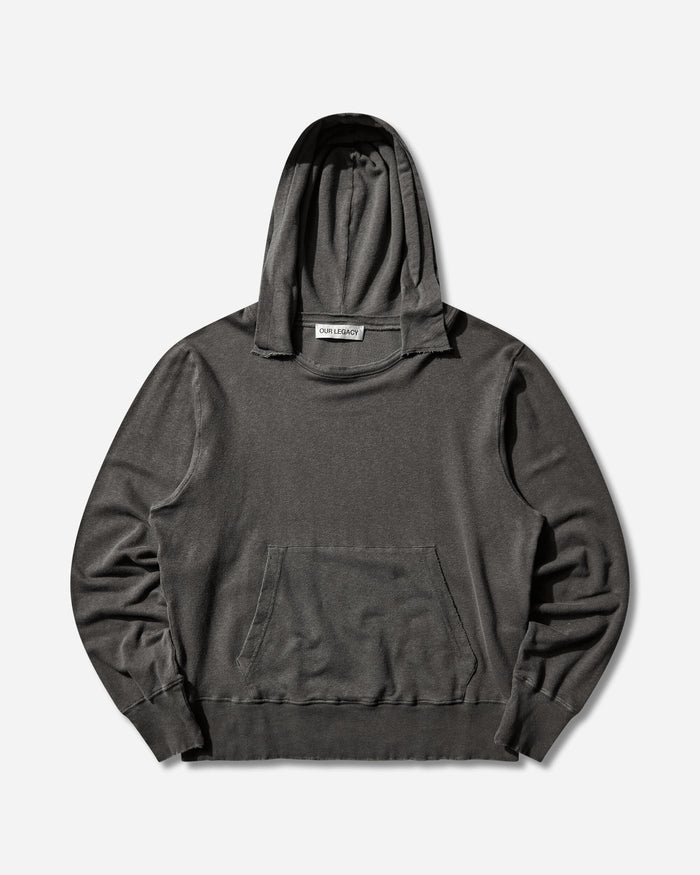 Our Legacy Relic Hoodie Washed Black Rogue Loopback Sweatshirts Hoodies M2266RWB 001
