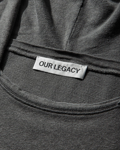 Our Legacy Relic Hoodie Washed Black Rogue Loopback Sweatshirts Hoodies M2266RWB 001