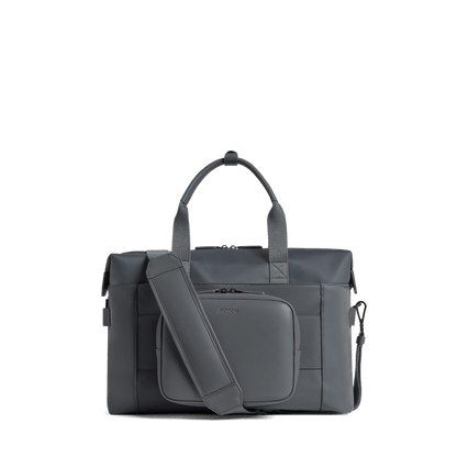Dover Grey Scaled | Back view of Metro Duffel in Dover Grey