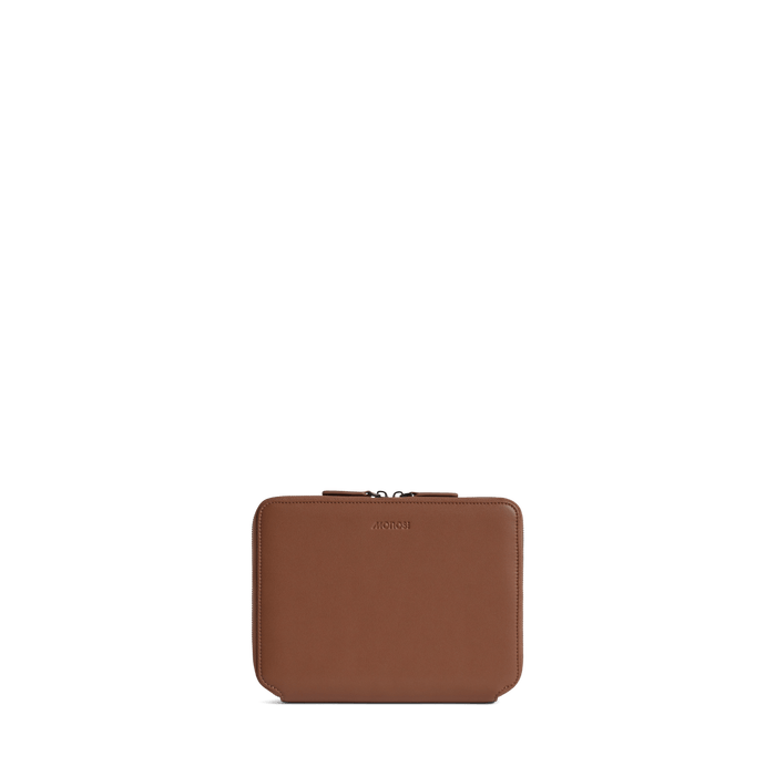 Mahogany (Vegan Leather) Scaled | Front view of Metro Folio Kit in Mahogany