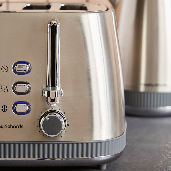Mexborough 4 Slice Toaster - Grey