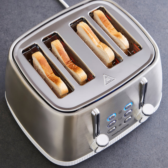 Mexborough 4 Slice Toaster - White