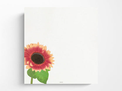 Midori Seasonal Letter Pad - 025 Four Designs Sunflower