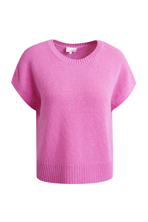 Milano 63-5280-9024 Candy Pink Cashmere Blend Knit Top by MILANO Shop MILANO at Dotique