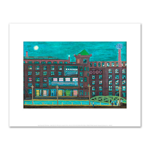 Ralph Fasanella, Mill Workers - Night Shift #2, 1976, Andrew Edlin Gallery. Â© Estate of Ralph Fasanella. Fine Art Prints in various sizes by Museums.Co