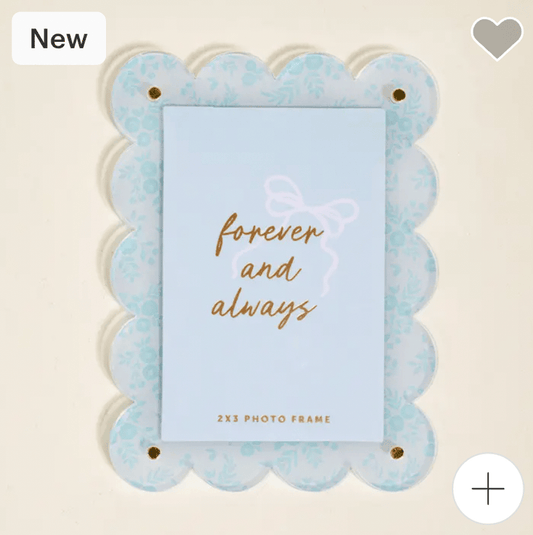Creative Co-op Mini Acrylic Picture Frame Magnet (Choose Style)