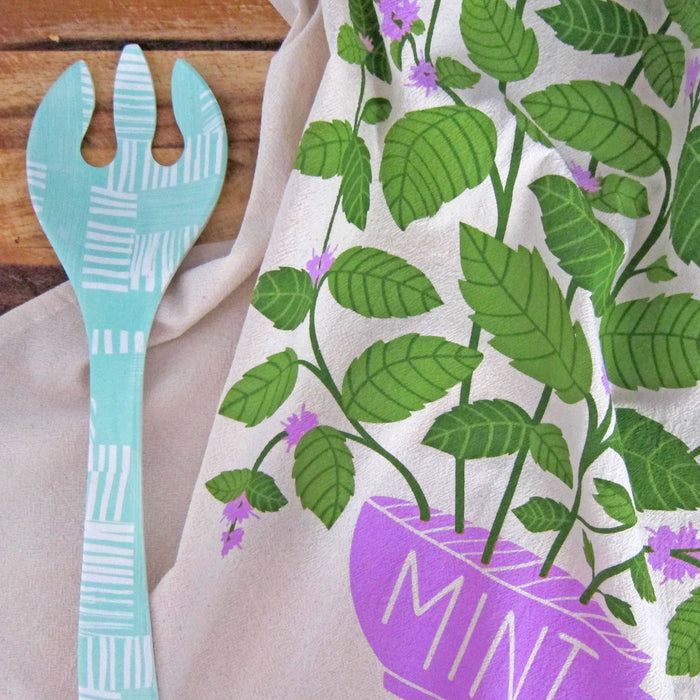 Mint  Towel/Sponge Set