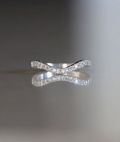 Monet + Line Ring set | Vigselring & Förlovningsring