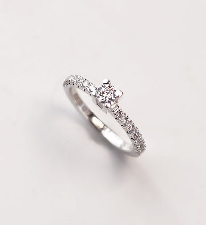 Monet + Line Ring set | Vigselring & Förlovningsring