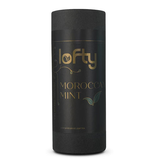 Front view of Lofty Moroccan Mint Tea Canister